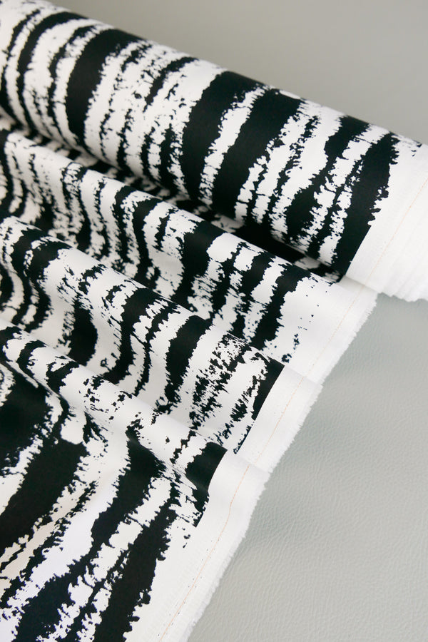 Yvonne - Cotton Sateen | Zebra Remnant (2.2M)