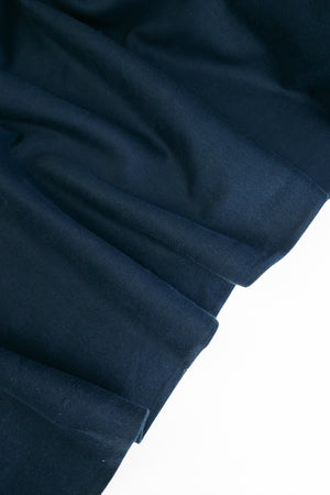 Korean Heavy Knitted Ribbing | Navy