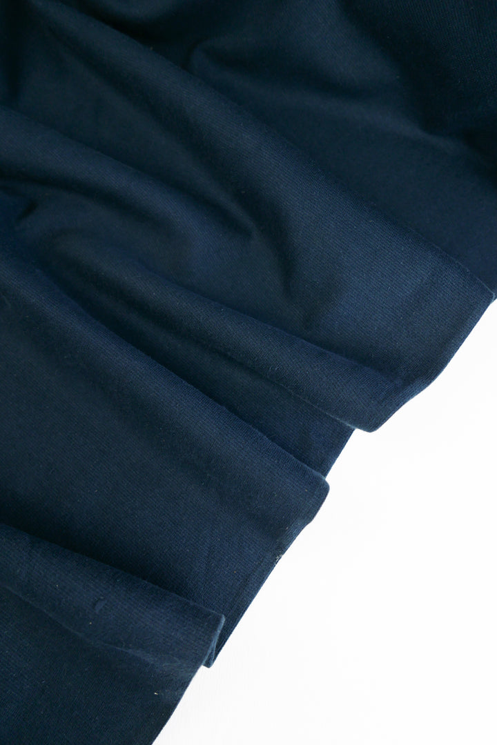 Korean Heavy Knitted Ribbing | Navy