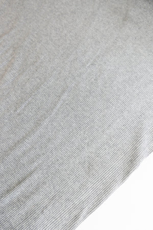 Korean Knitted Ribbing | Grey Marle