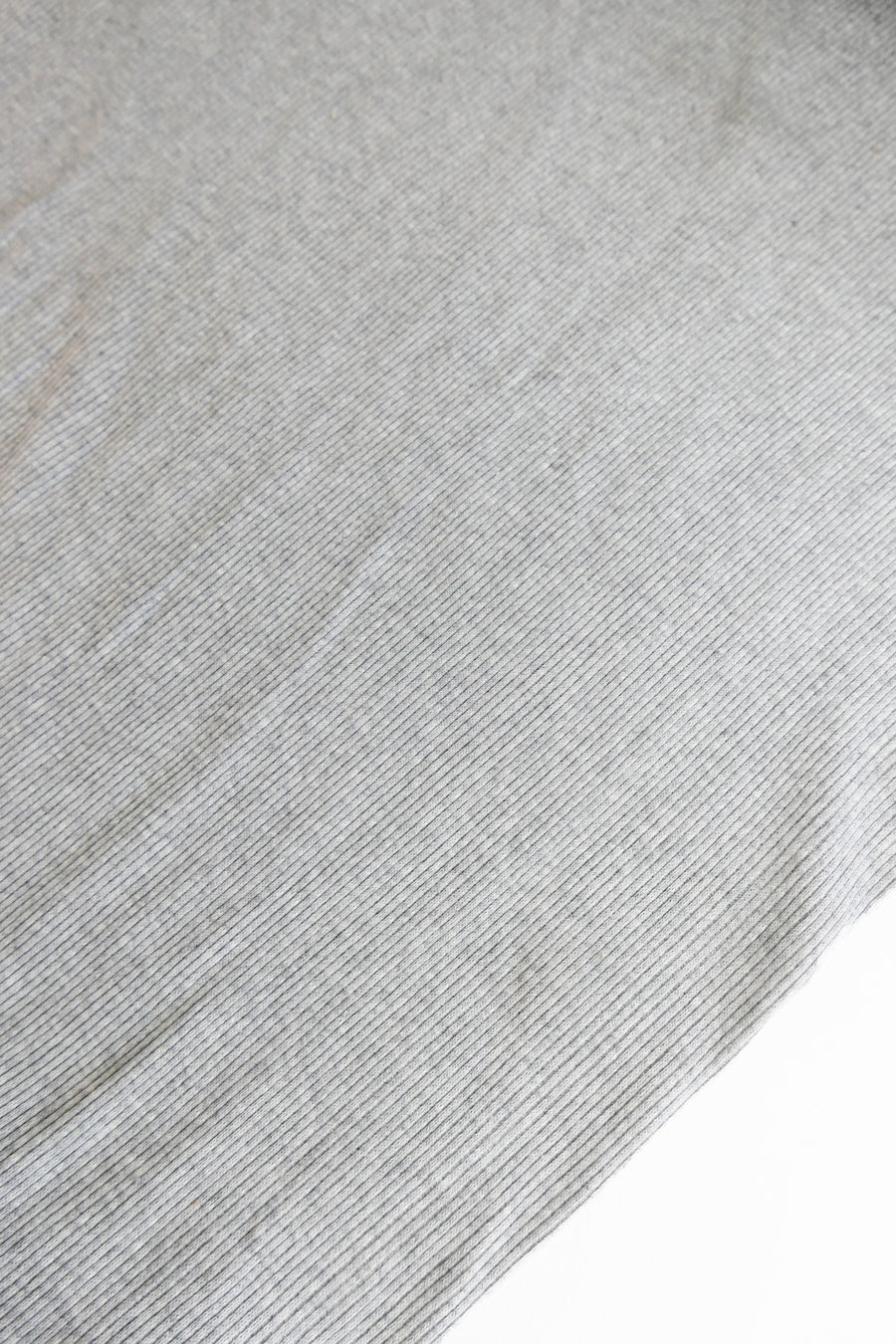 Korean Knitted Ribbing | Grey Marle