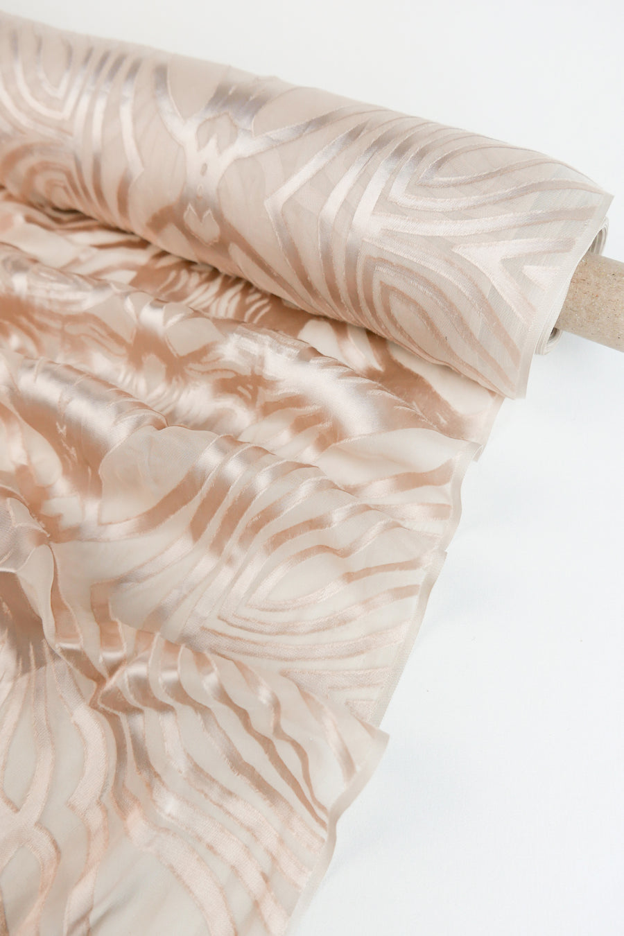 Silk Devoré Burnout | Primrose