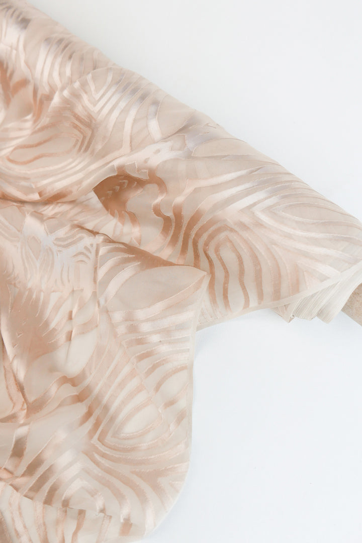 Silk Devoré Burnout | Primrose