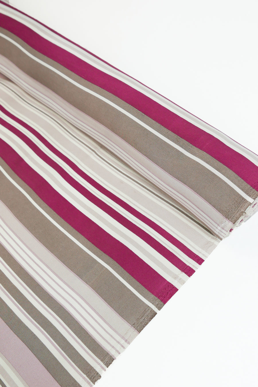 Pure Silk Shirting | Rouge Stripe