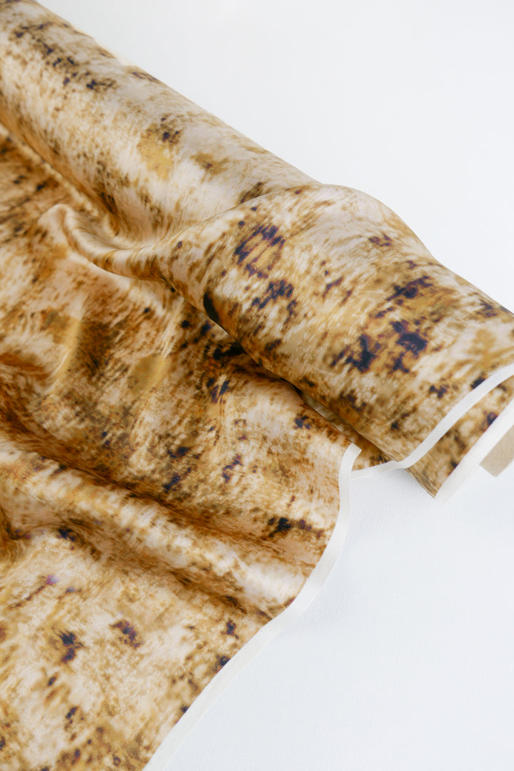 Printed Silk Satin | Desert