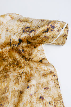 Printed Silk Satin | Desert