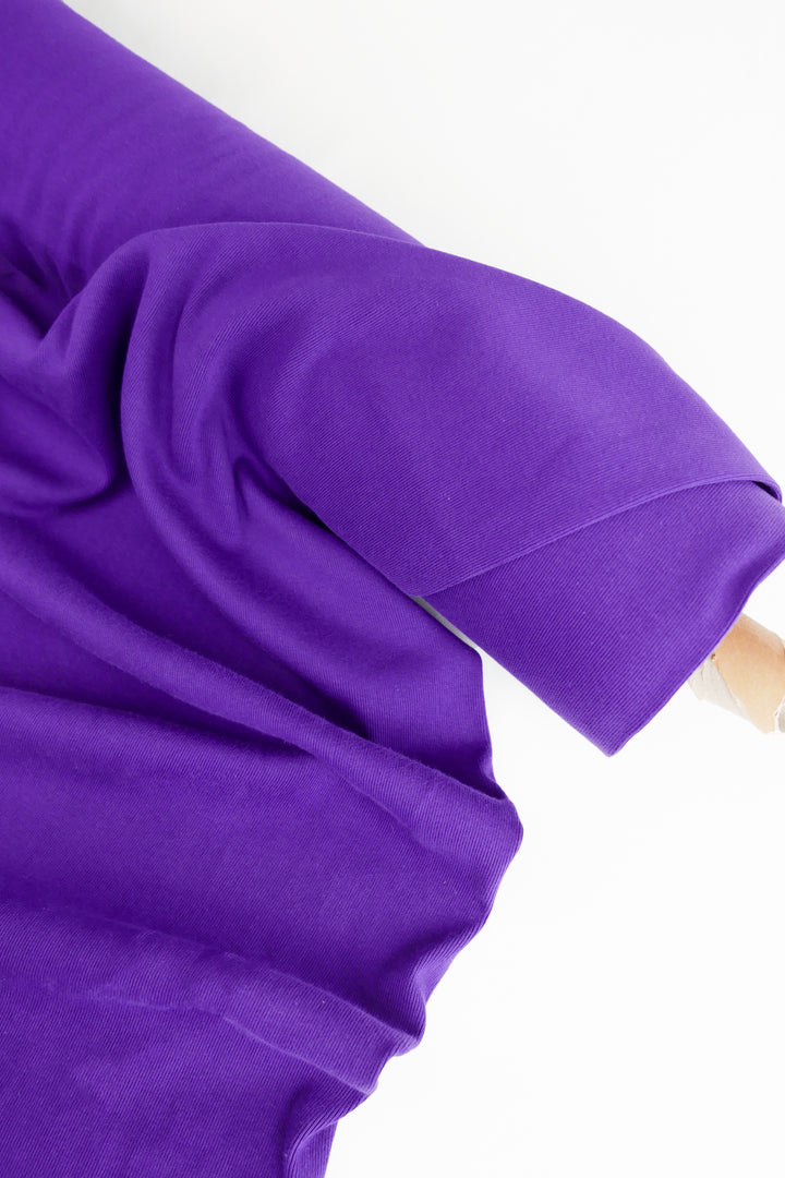 Korean Heavy Knitted Ribbing | Purple