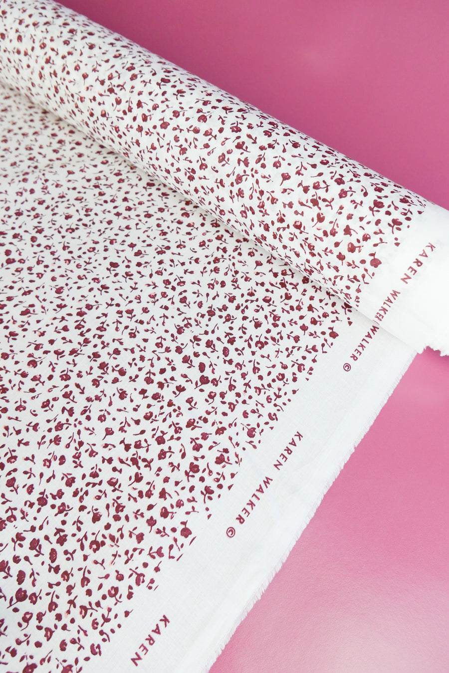 Ex-Designer Organic Cotton Voile | Goji Berry