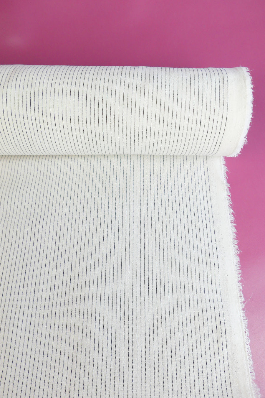 Ex-Designer Striped Linen | Rice
