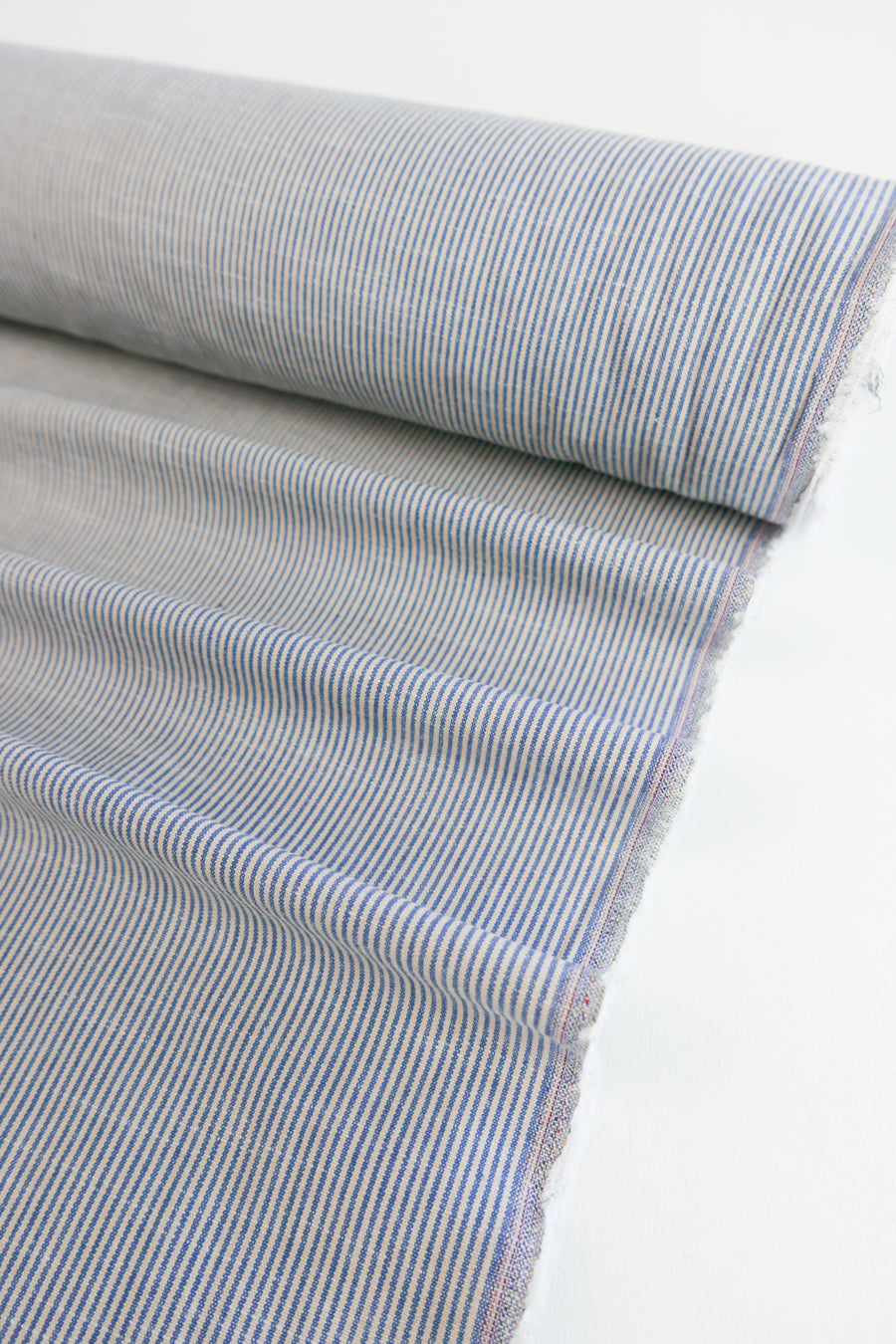 Ticking Stripe - Japanese Linen Cotton | Vintage Wash