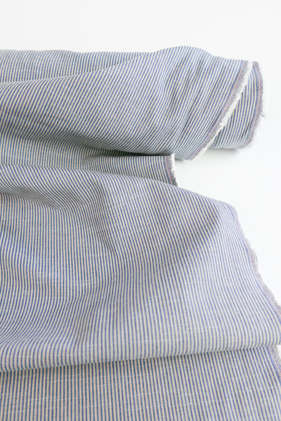 Ticking Stripe - Japanese Linen Cotton | Vintage Wash