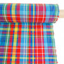 Madras Check - French Yarn Dyed Linen | Poppy Red
