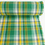 Madras Check - French Yarn Dyed Linen | Lime Zest