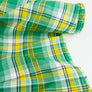 Madras Check - French Yarn Dyed Linen | Lime Zest