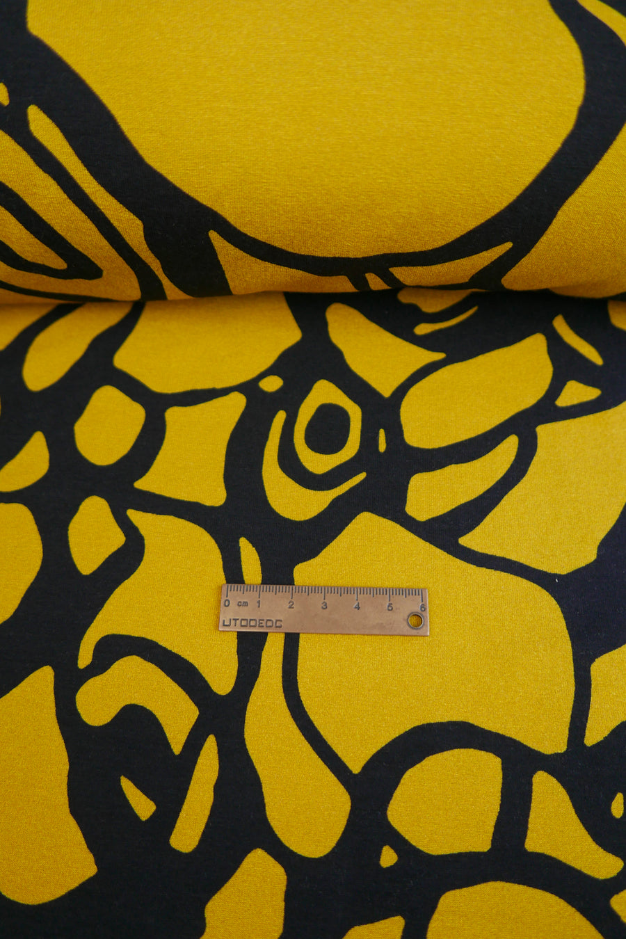 Sahara - Printed Viscose Knit | Gold