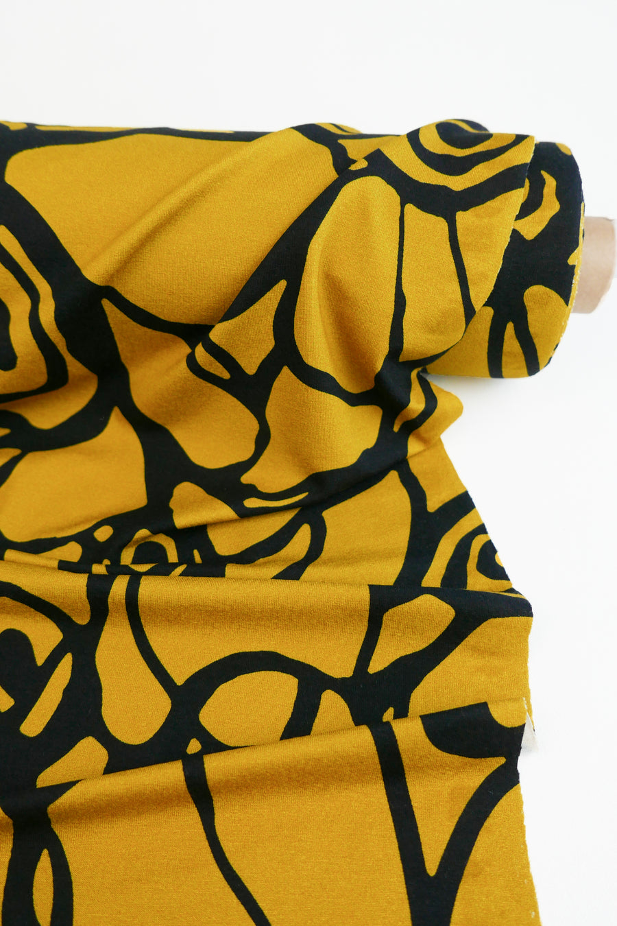 Sahara - Printed Viscose Knit | Gold