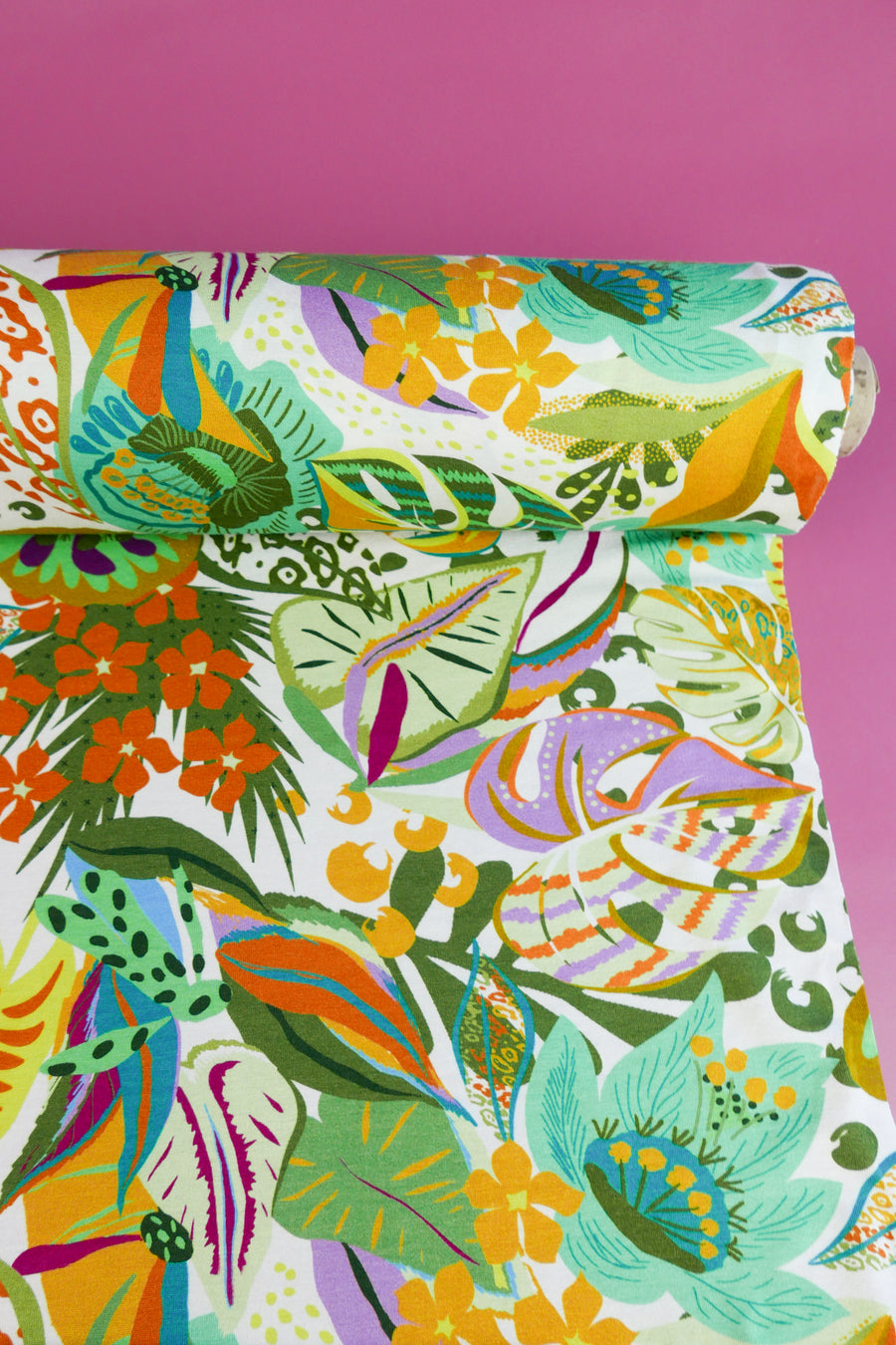 Mia - Printed Viscose Knit | Pistachio