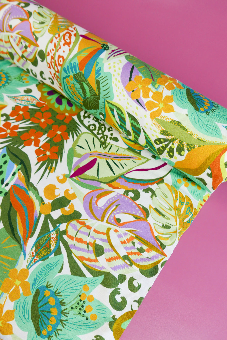 Mia - Printed Viscose Knit | Pistachio