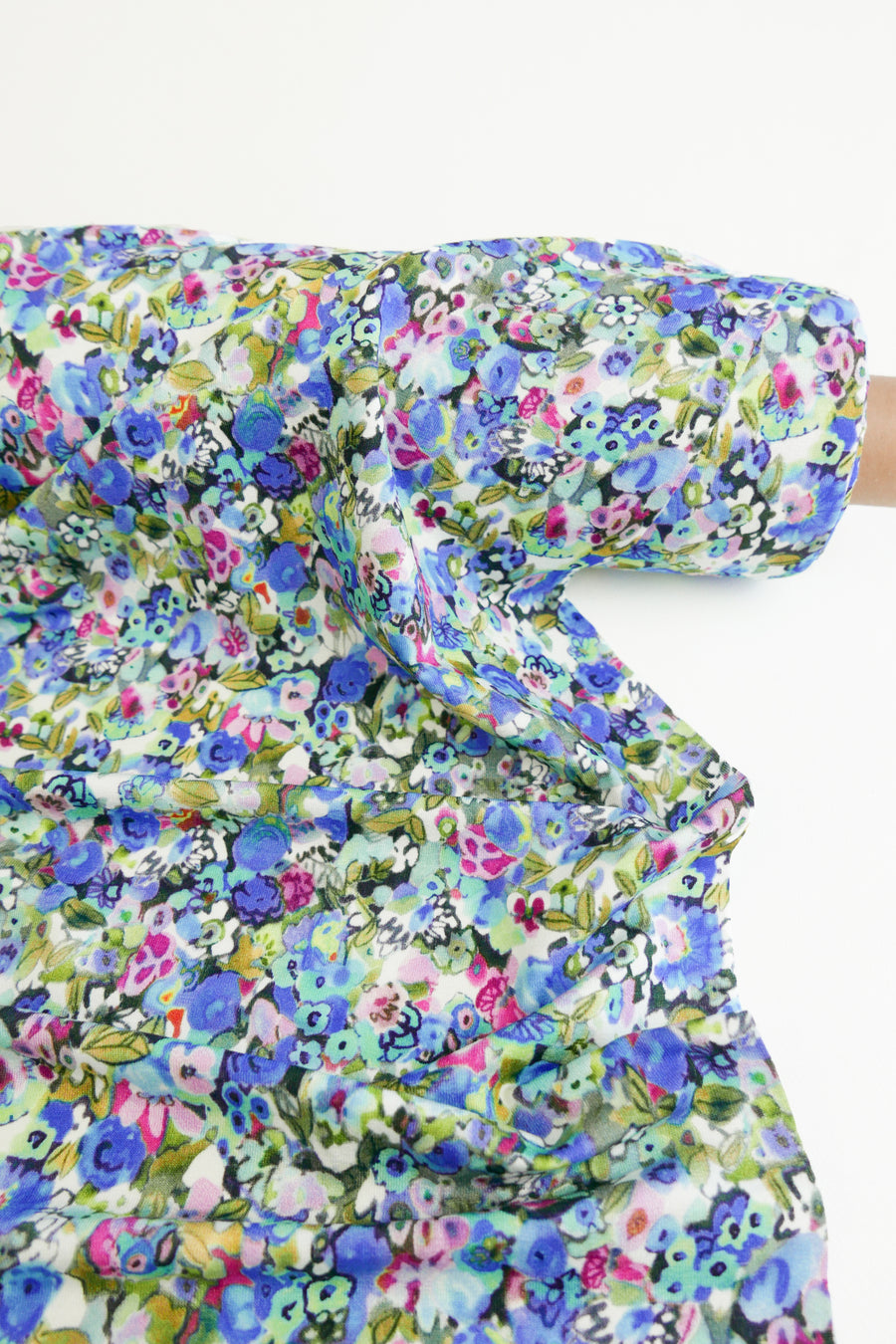 Cezanne - Printed Viscose Knit | Cornflower