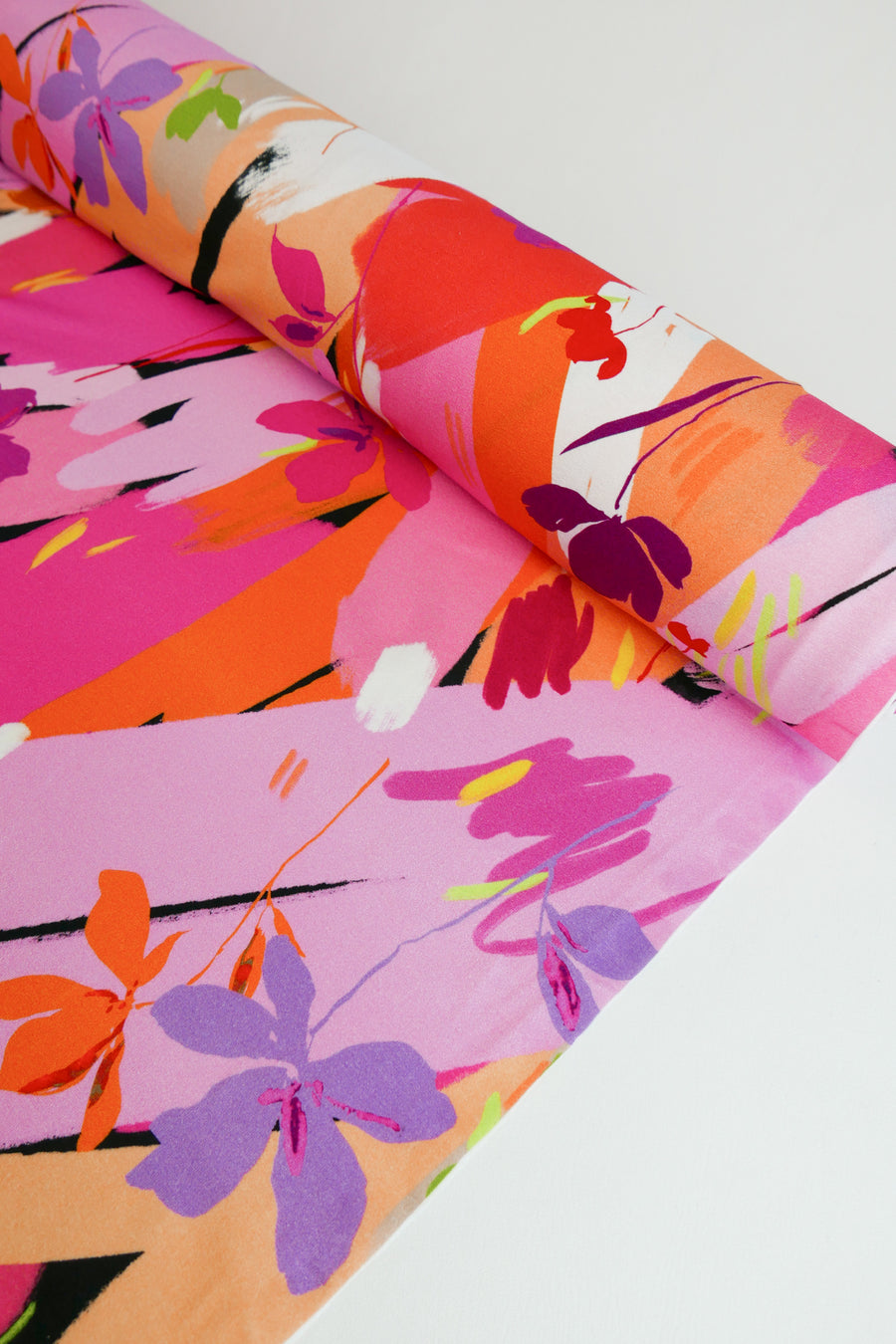 Paloma - Printed Viscose Knit | Rose Quartz