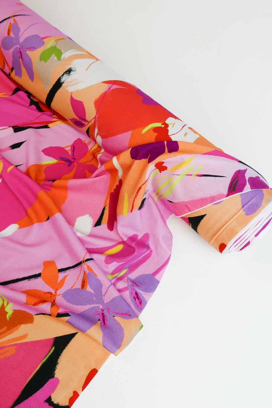 Paloma - Printed Viscose Knit | Rose Quartz