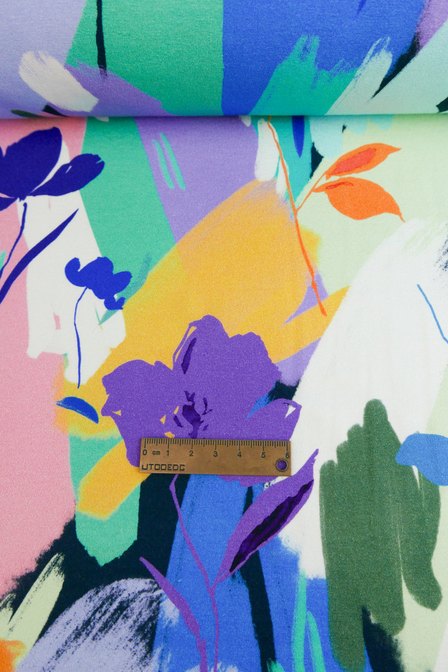 Paloma - Printed Viscose Knit | Turquoise