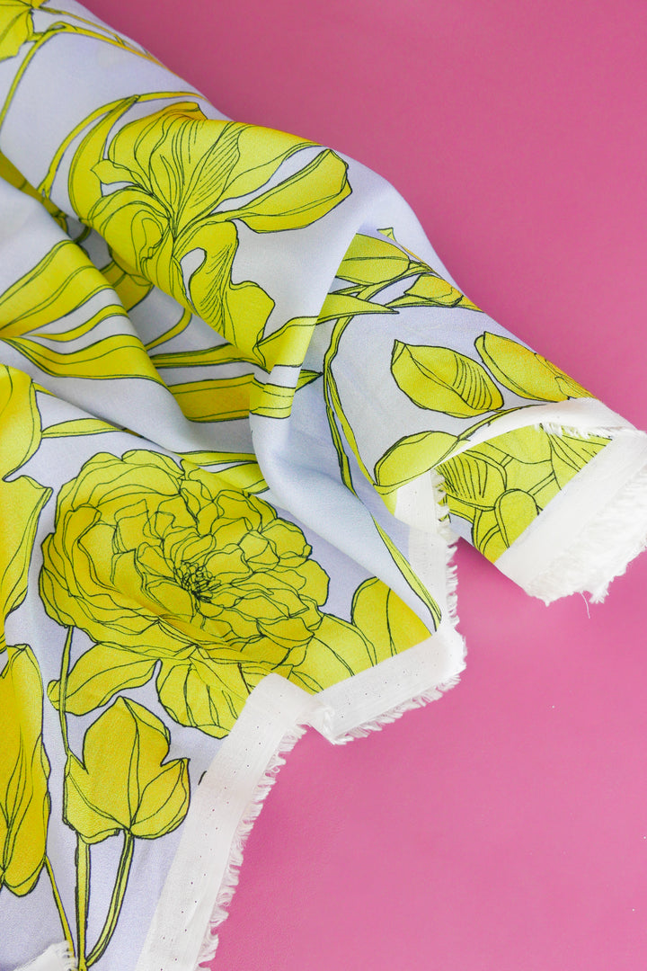 Marigold - Rayon Soft Crepe | Ice Blue