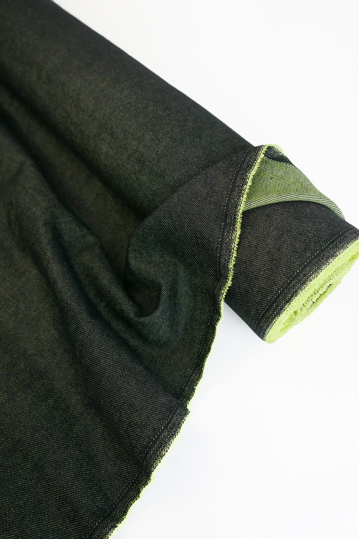 Giulia - Non-Stretch Denim | Wasabi