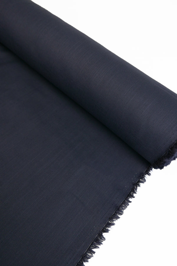 Bambi - Stretch Linen | Navy #7