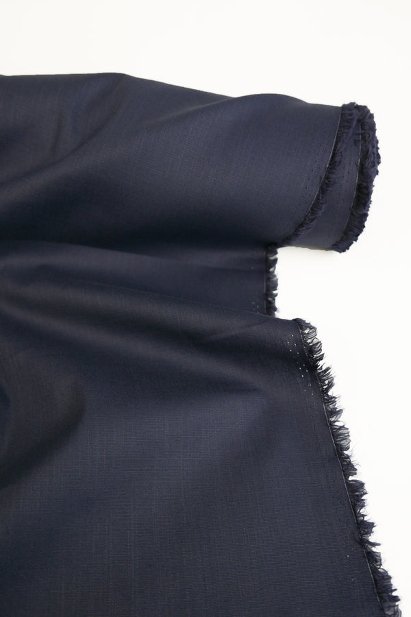 Bambi - Stretch Linen | Navy #7