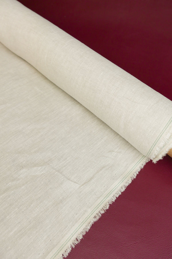 Marley - Crosshatch Linen | Natural
