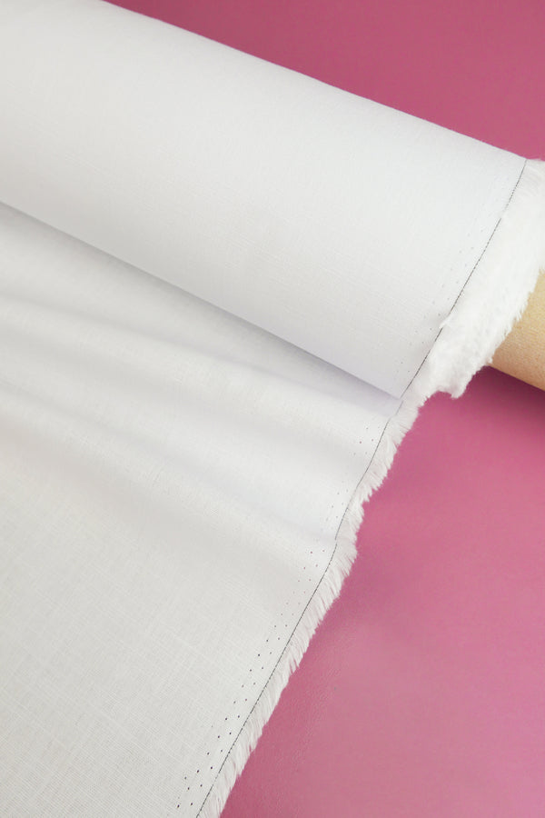 Bambi - Stretch Linen | Chalk #1