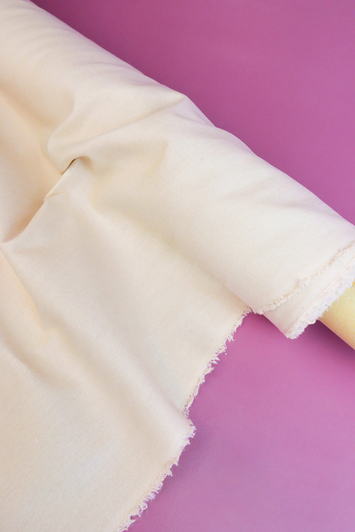 Freya - Heavy Square Weave Linen | Natural