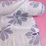 Ava - Printed Linen Melange | Lilac