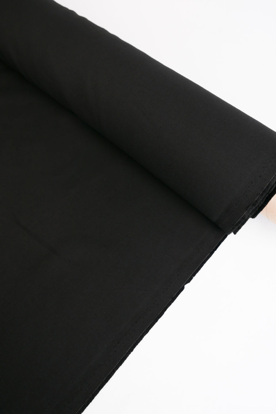 Bruno - Peach Finish Cotton Drill | Classic Black