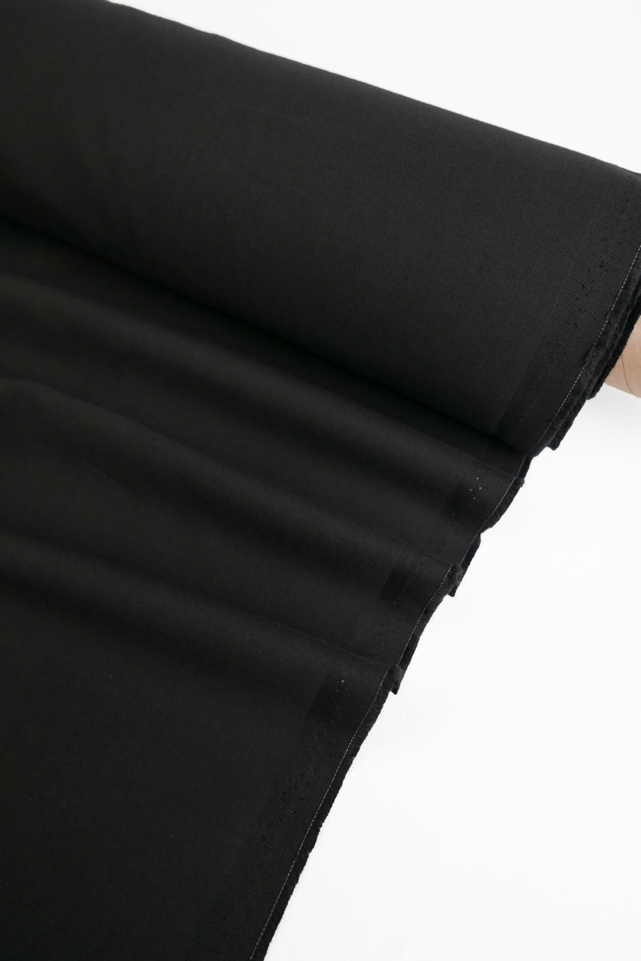 Bruno - Peach Finish Cotton Drill | Classic Black