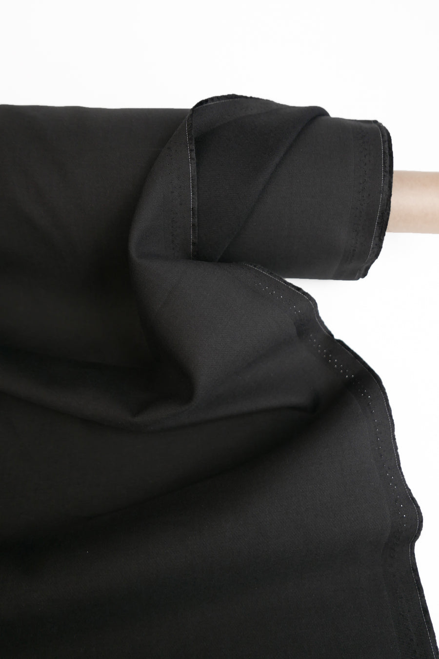 Bruno - Peach Finish Cotton Drill | Classic Black