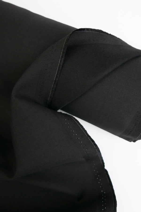 Bruno - Peach Finish Cotton Drill | Classic Black