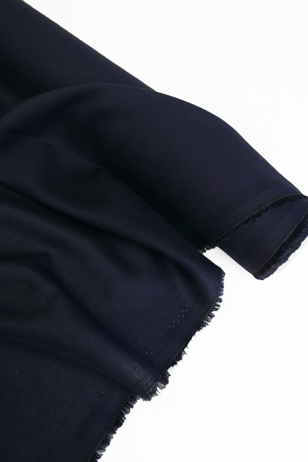 Douglas - Rayon Voile | Deep Navy