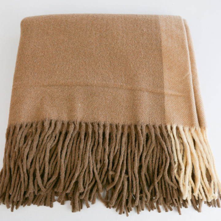 Cashmere Blanket | Light Caramel