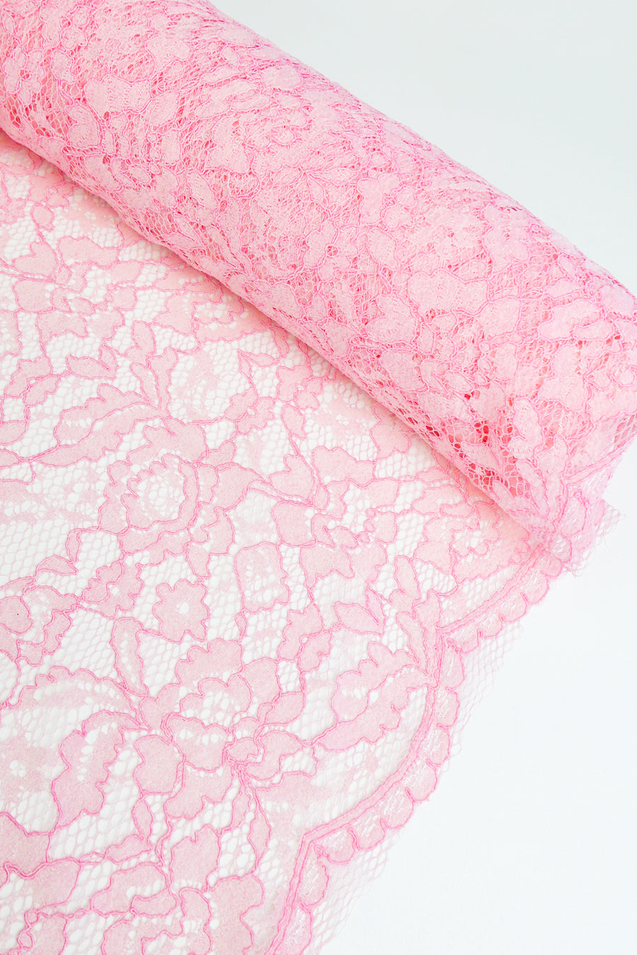 Dita Lace - Alençon lace | Candy Pink
