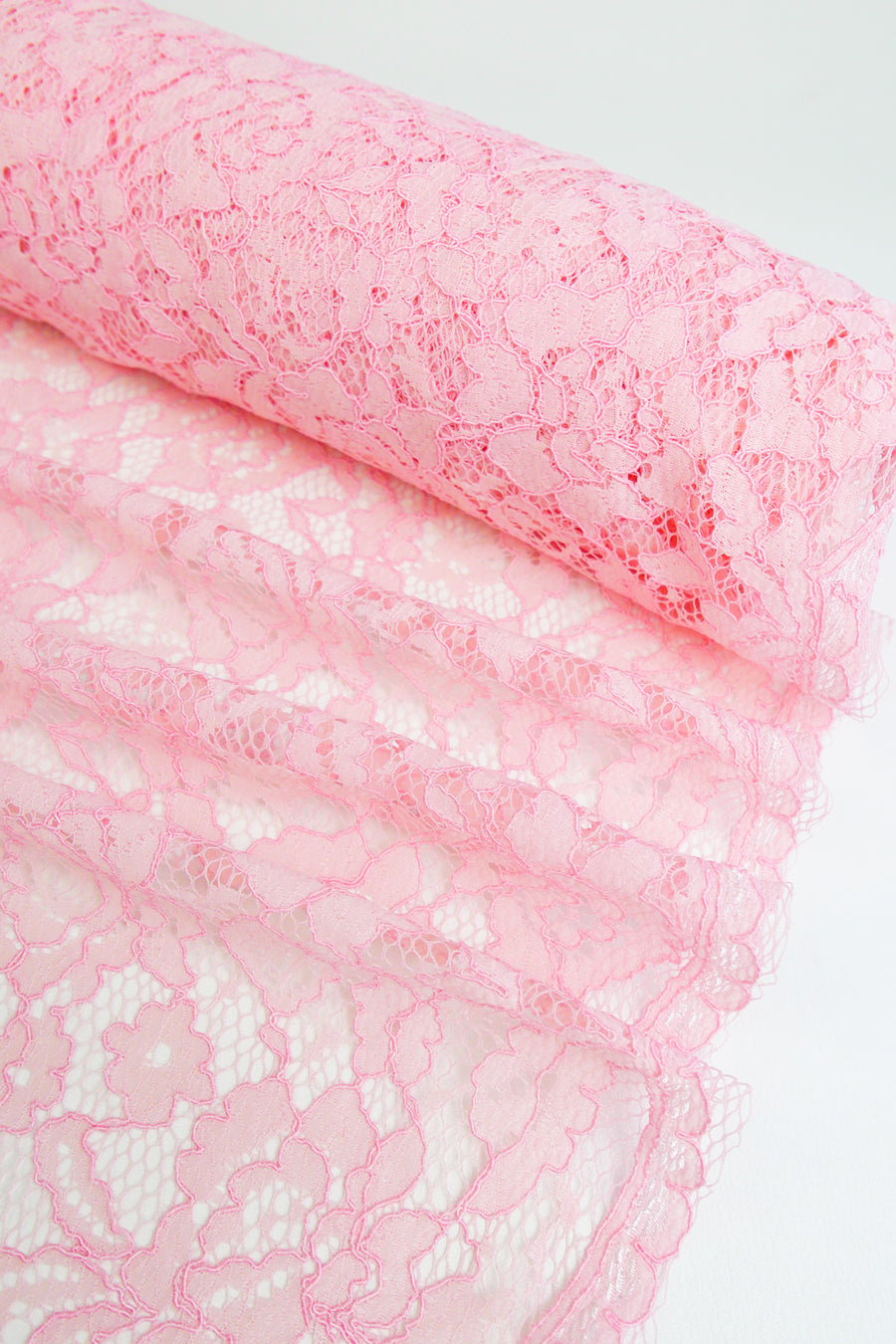 Dita Lace - Alençon lace | Candy Pink