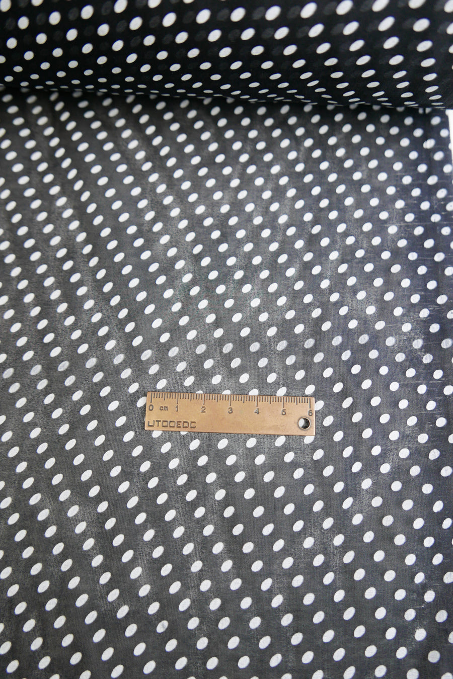 Printed Silk Georgette | B&W Spot