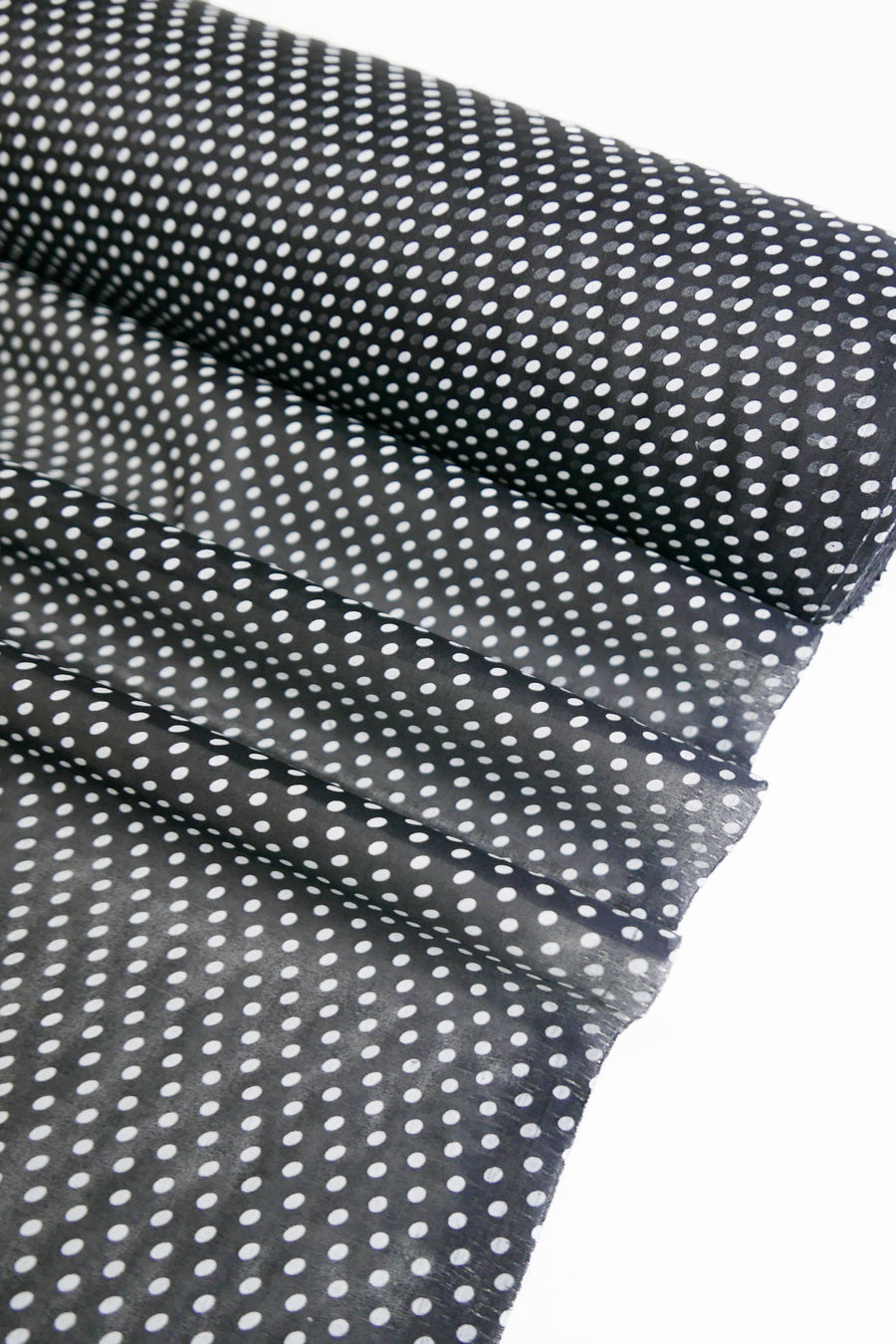 Printed Silk Georgette | B&W Spot