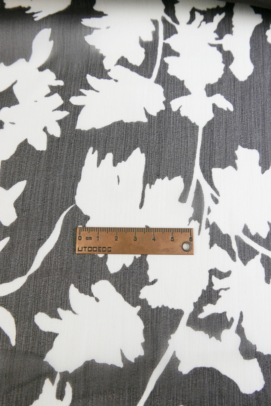 Crinkle Silk Georgette | Shadow Floral