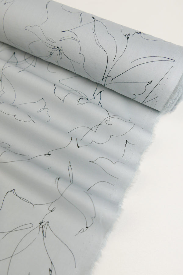 Sergio - Japanese Cotton Lawn | Dove Grey