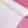 Matilda - Supima Cotton Shirting | Lingonberry Stripe
