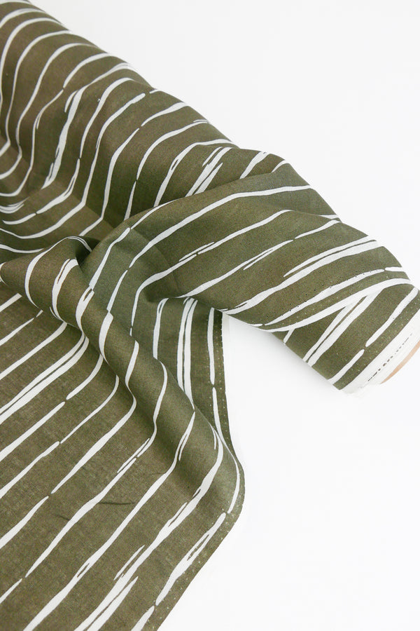 Christopher - Linen Cotton | Olive