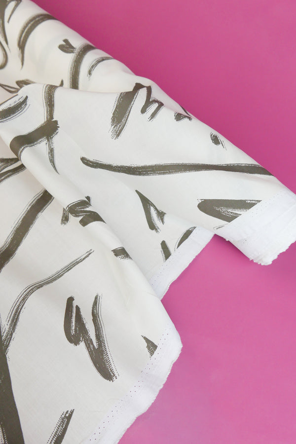 Piccadilly - Cotton Print | Mushroom