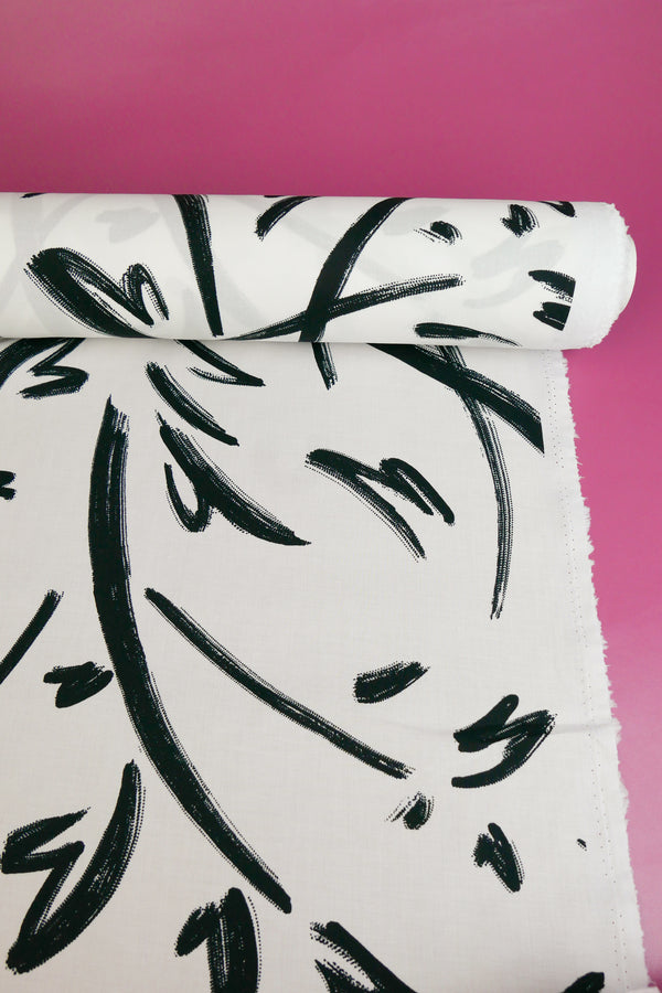 Piccadilly - Cotton Print | Black